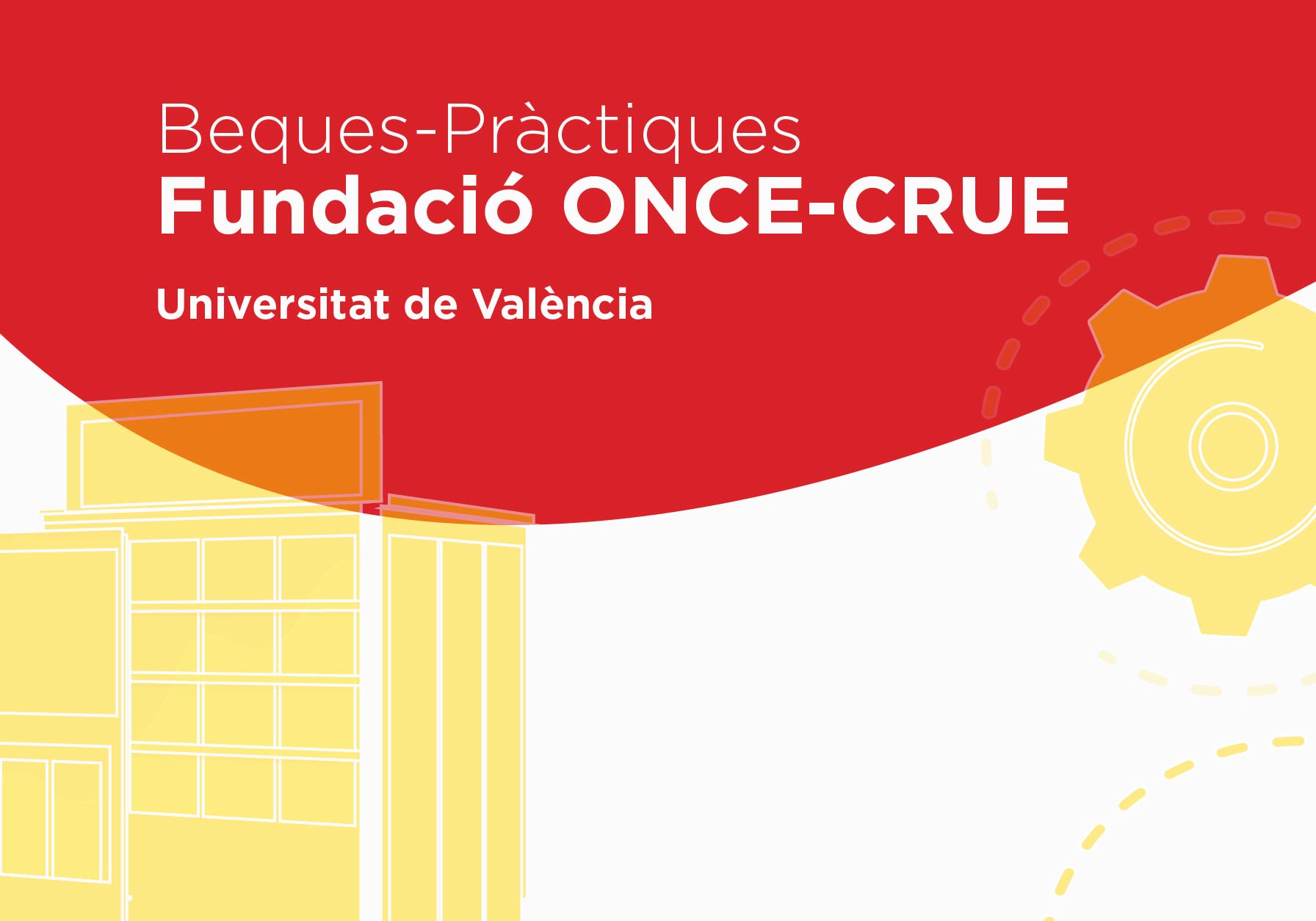 Beques-Pràctiques Fundació ONCE-CRUE – Universitat de València. Curs 2026/2027